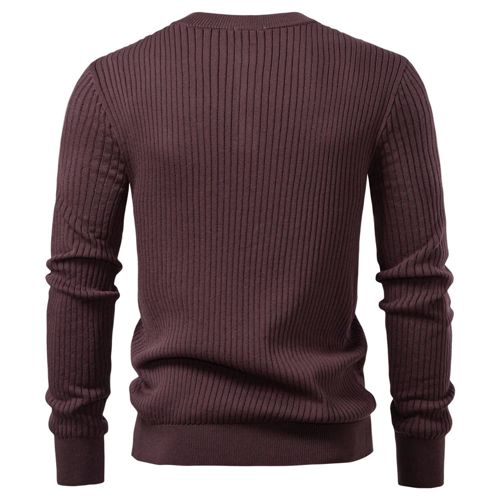 Men's Long Sleeve Button Polo Shirt
