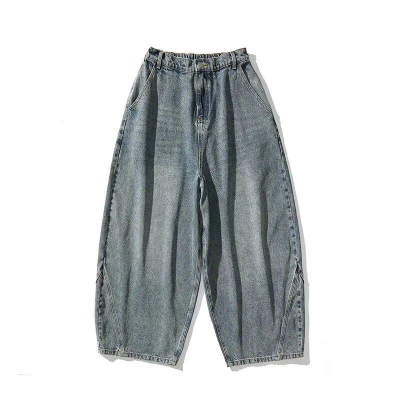 Men's Streetwear Wide-Leg Jeans