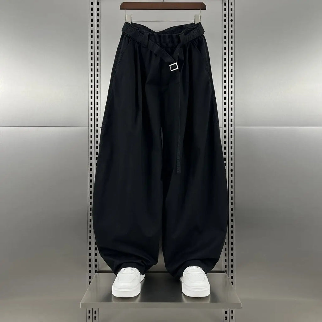 Men's Relaxed Wide-Leg Trousers