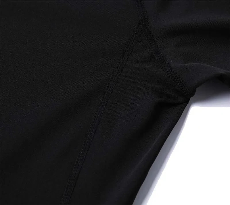 Spider Print Long Sleeve Compression Shirts for Men Gym Workout Rash Guard Undershirts Baselayers Athletic Quick Dry Tees Tops