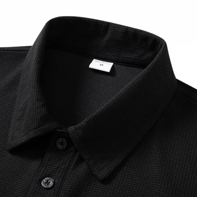 Embroidered Long-Sleeve Polo