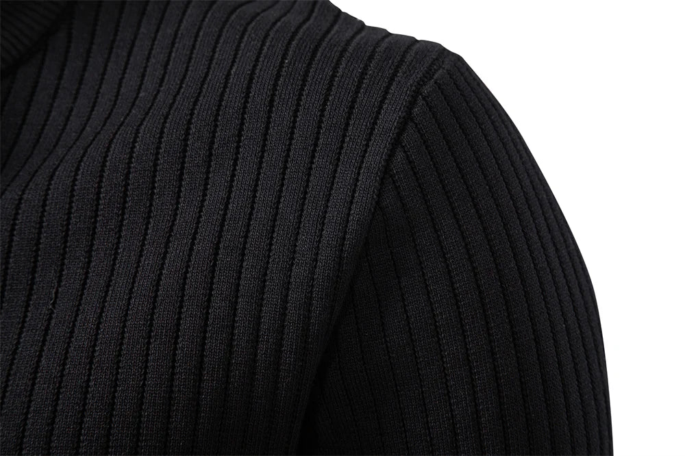 Men's Long Sleeve Button Polo Shirt