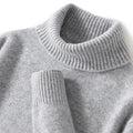 High-Neck Men's Pure Cashmere Sweater
