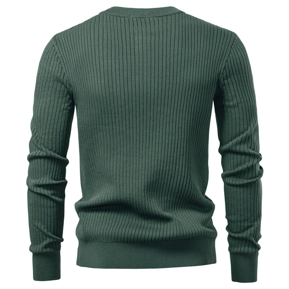 Men's Long Sleeve Button Polo Shirt