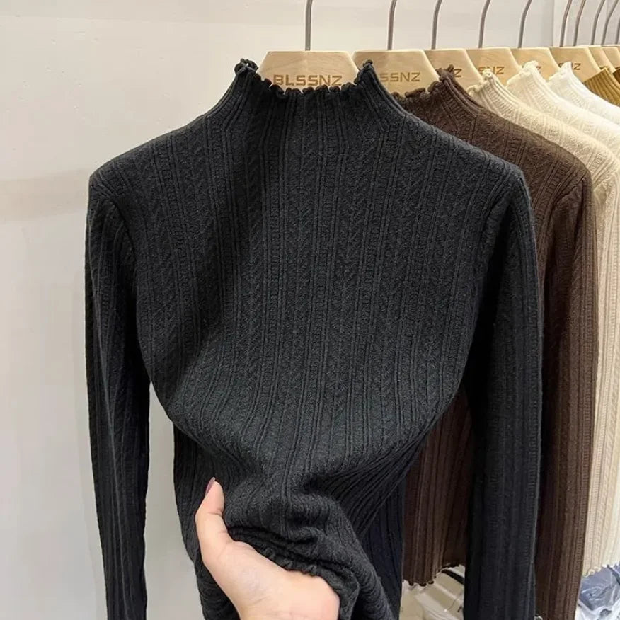 Chic Slim Turtleneck Sweater