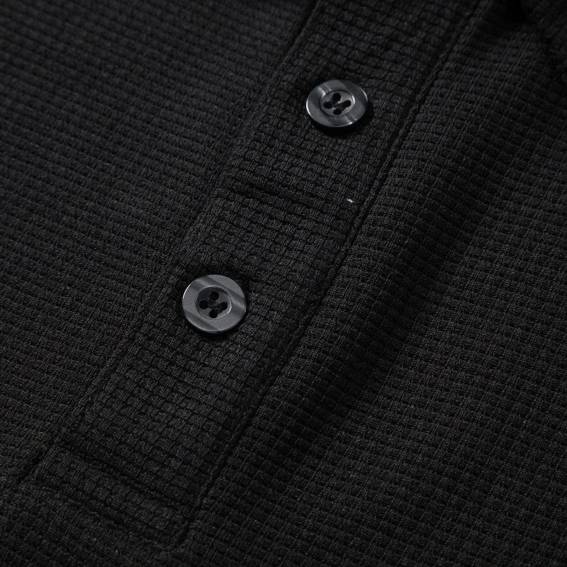 Embroidered Long-Sleeve Polo