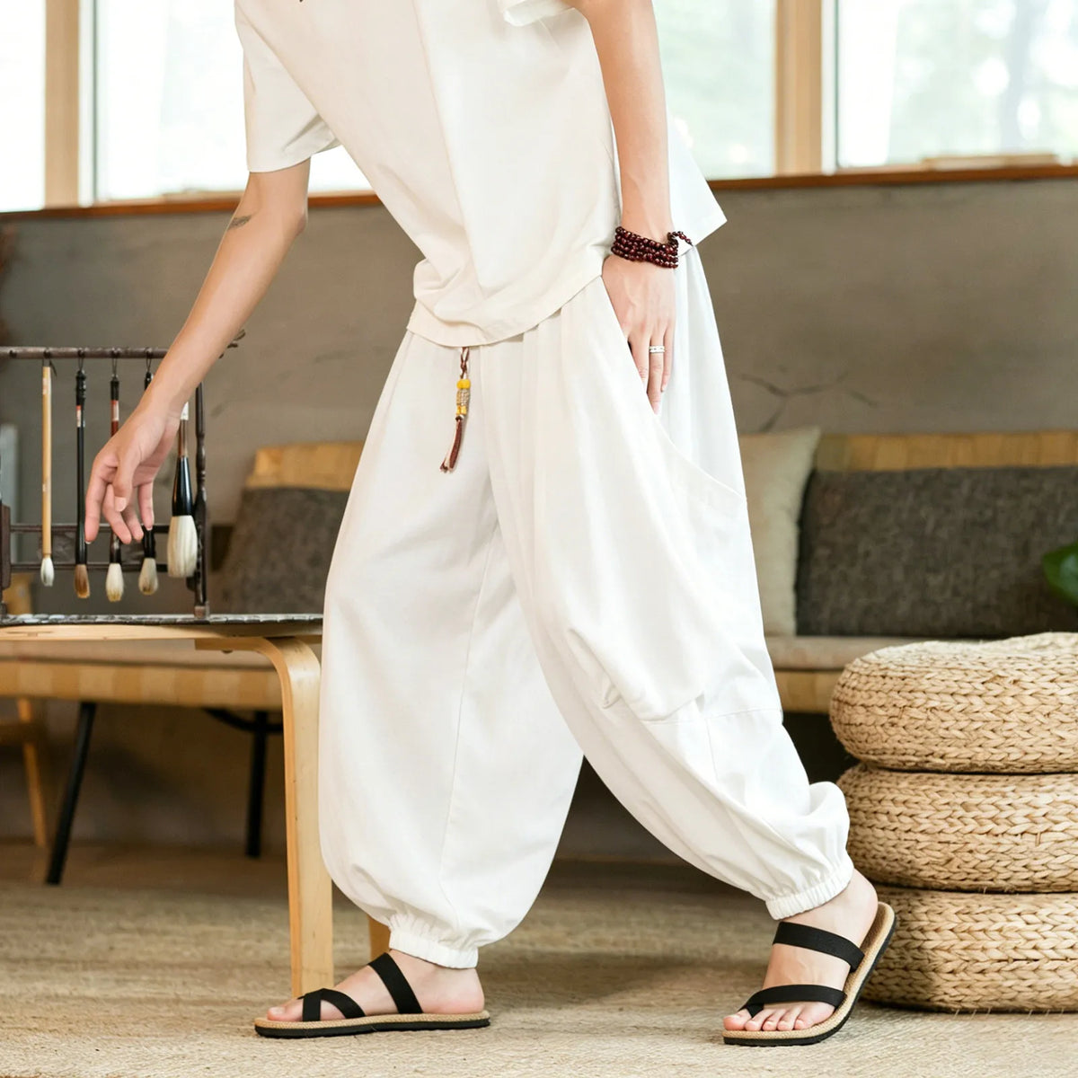 Men's Lightweight Harem Joggers