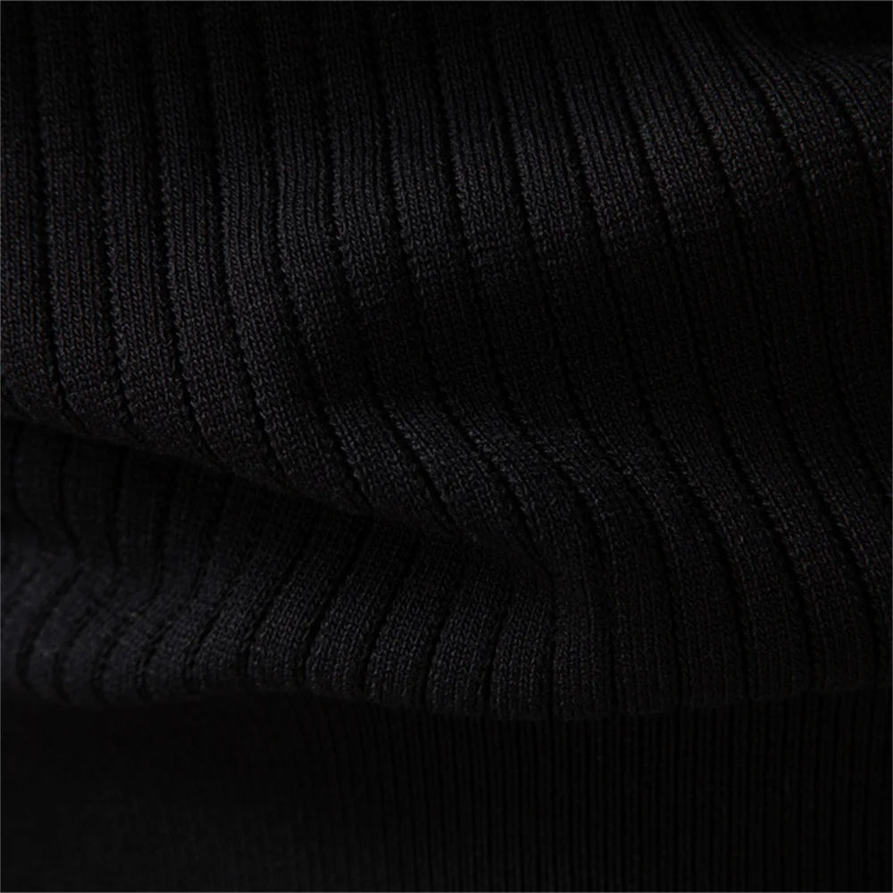 Men's Long Sleeve Button Polo Shirt