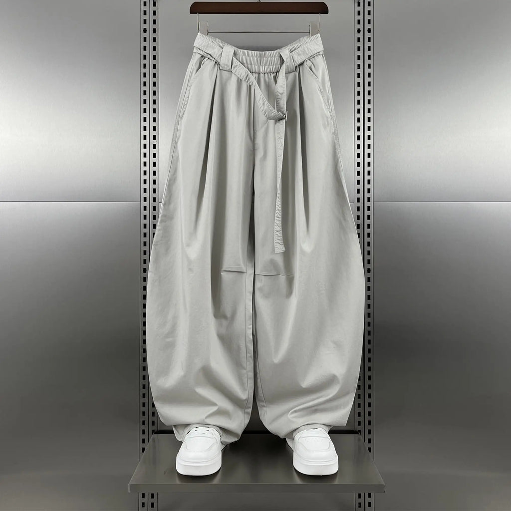 Men's Relaxed Wide-Leg Trousers