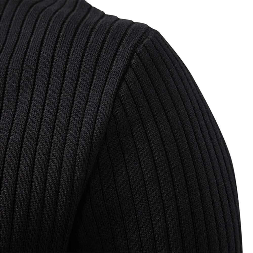 Men's Long Sleeve Button Polo Shirt